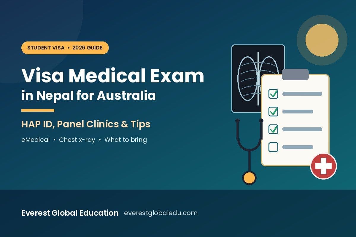 Australian Student Visa Medical Exam in Nepal: HAP ID, Panel Clinics & Tips (2026 Guide)
