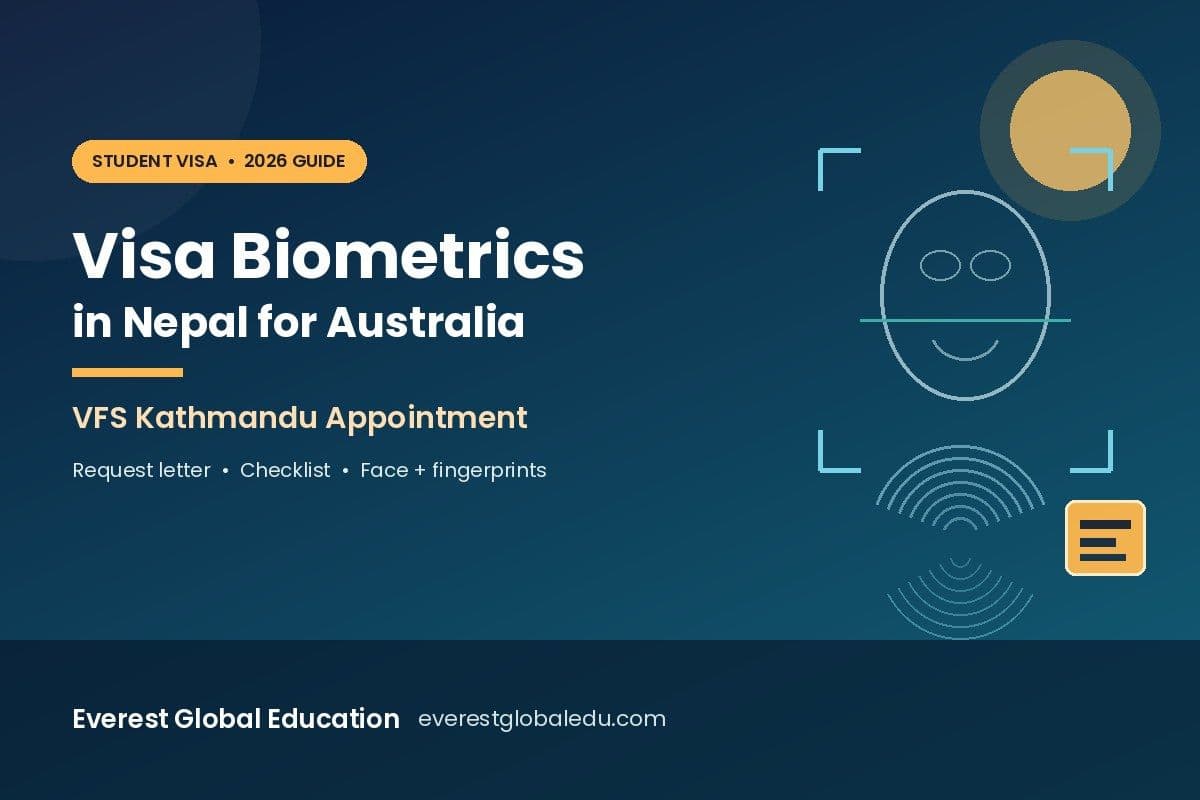 Australian Student Visa Biometrics in Nepal: VFS Kathmandu Appointment & Checklist (2026 Guide)