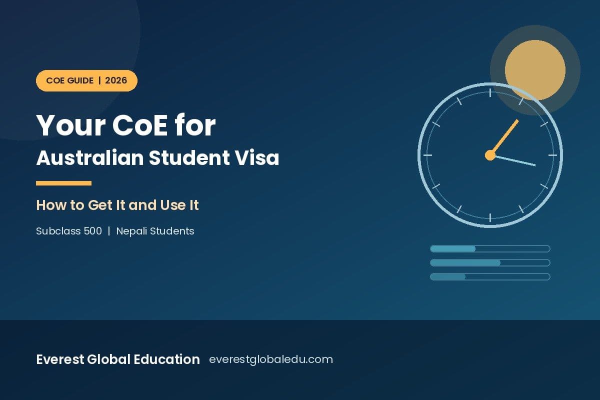 Confirmation of Enrolment (CoE) for Nepali Students: How to Get It & Use It for Your Australian Student Visa (2026 Guide)