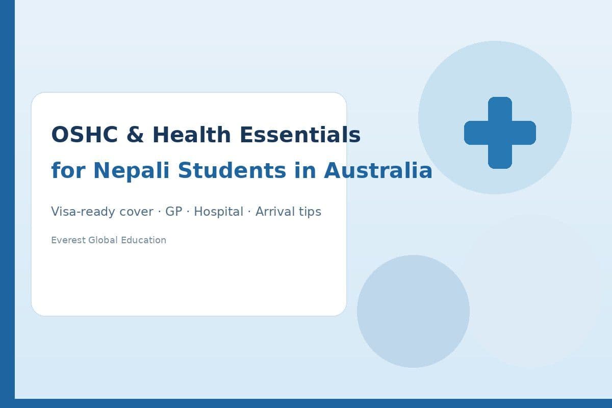 OSHC and Health Essentials for Nepali Students in Australia