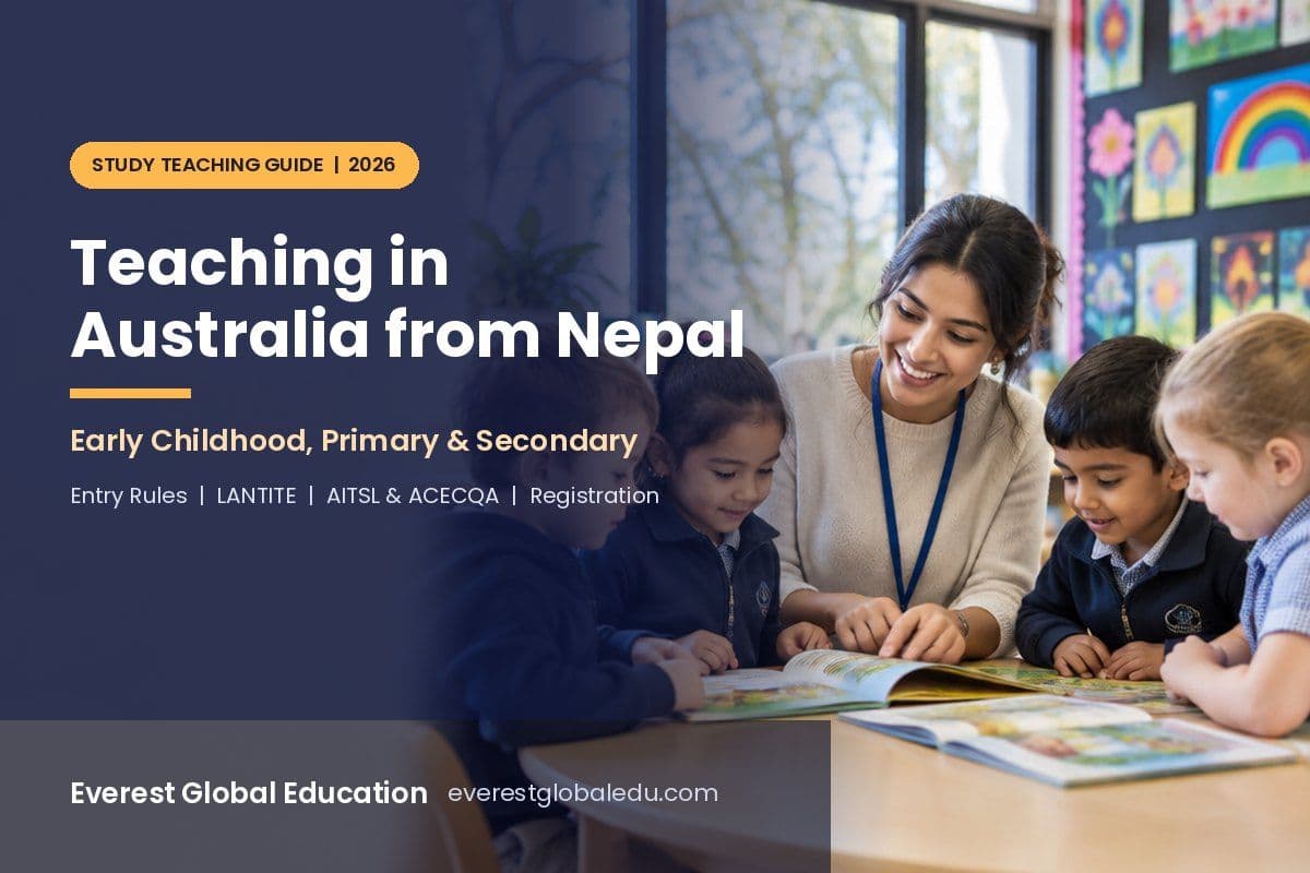 Teaching in Australia for Nepali Students: Master of Teaching, Early Childhood, LANTITE & Registration (2026 Guide)